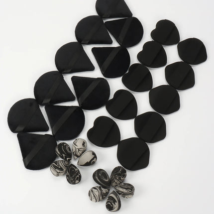 30-Piece Makeup Sponge Set, for Setting Makeup, Applying Makeup, Suitable for All Skin Types