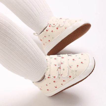 Spring and Summer New Baby Korean Version Flower Embroidered Princess Shoes For Women's Soft Soled Baby Walking Shoes