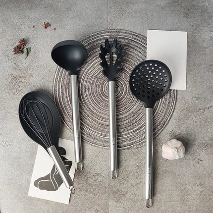 Silicone Kitchen Utensil Steel Handle / Ustensile Silicone Manche Acier