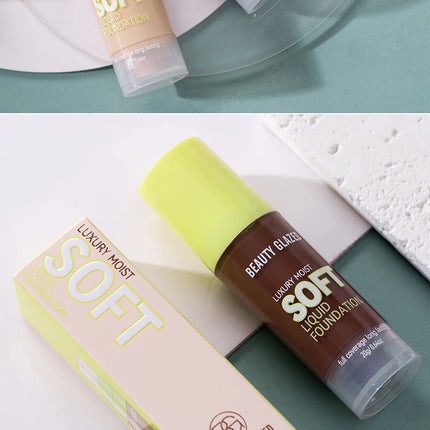 Flawless All Day: 8 Color Waterproof Concealer Foundation For Women Makeup Full Coverage Long Lasting Moisturizing