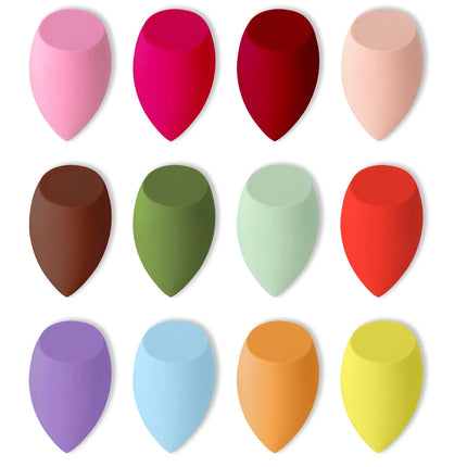 4pc/8pc Soft Makeup Sponge Dry Wet Dual Use Cosmetic Puff Foundation Concealer Highlight Blender Make Up Beauty Tool Accessories