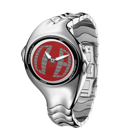 Y2K Digital Men's Watch Twisted Technology Dual-Display Vintage-Futuristic Style Timepiece Unique Metal Men's Quartz Wristwatch