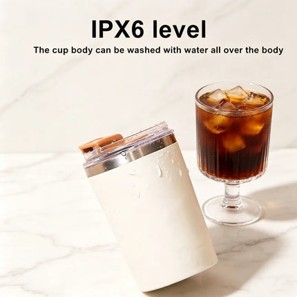 Electric 400ML Magnetic Automatic Mixing Cup USB Rechargeable Waterproof Milk Coffee Self Mixing Mug Suitable for Different Cups