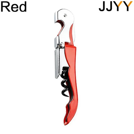 JJYY Stainless Steel Wine Opener Professional Waiters Corkscrew Beer Bottle Opener and Foil Cutter Gift for Wine Lovers