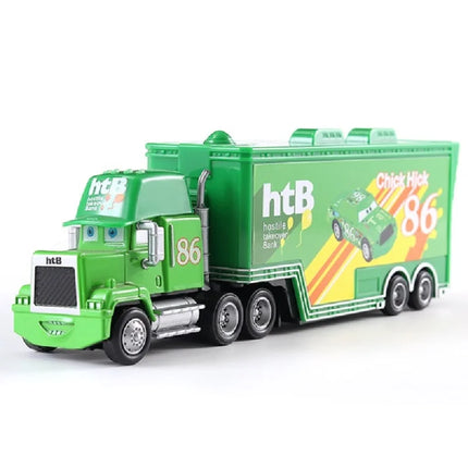 Pixar Cars Storm Jackson Truck Lightning McQueen Racing Toy Car 2 Car 3 1/55 Ratio Die Casting Mack Model Birthday Gifts