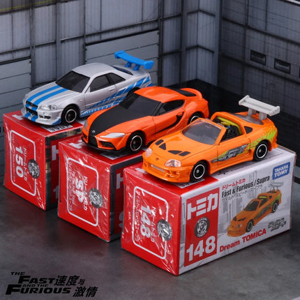 TOMY Supra GTR Alloy Car Diecasts & Toy Vehicles Car Model Miniature Scale Model Car For Children