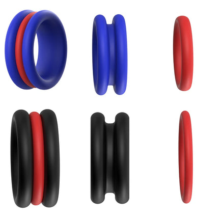 2 in 1 Penis Ring Ball Stretcher Scrotum Lock Cock Lasting Erection Extender Chastity Cock Cage For Man 18 Cock Ring Sex Toys
