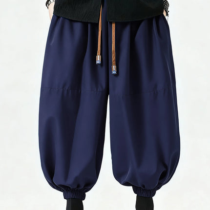 FGKKS Brand New Men Pants Fashion Korean Style Harem Loose Style Cotton Pants Male Outdoor Spring Man Solid Trousers