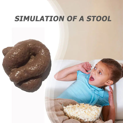 Prank Realistic Fake Shit Toys Piece of Shit Classic Joke Funny Gadgets Fake Dog Poop Toys Turd Gag Gift Creative Squish Toys