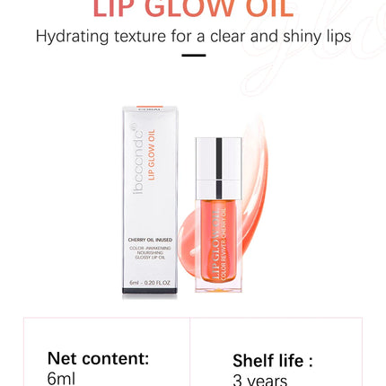 Crystal Jelly Moisturizing Lip Oil Plumping Lip Gloss Makeup Sexy Plump Lip Glow Oil Tinted Lip Plumper