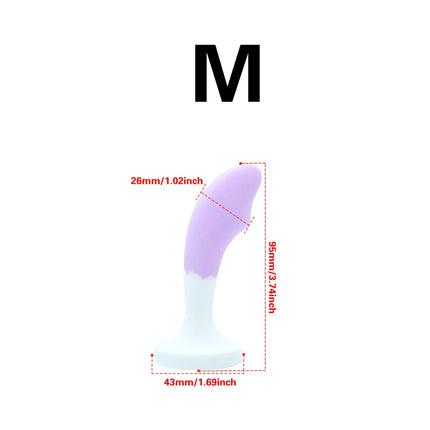 Silicone Anal Plug G-point Massage Gem Crystal Base Butt Plug Anal Masturbation Stimulator Anal Dilatancy Dildos Adult Sex Toys