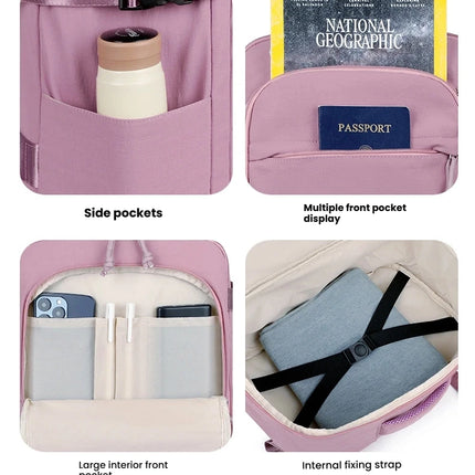 Women Men Hand Luggage Backpack Business College Laptop Travel Backpack Waterproof Carry on mochila viaje cabina avion 40x20x26