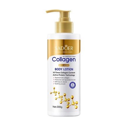 Collagen Anti Wrinkle Body Lotion Hydrating Moisturizer Skin Care Non Greasy Formula Dry Skin Relief