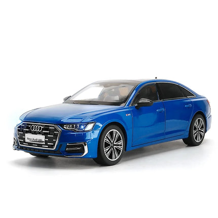 1/18 AUDI A6 Alloy Car Model Diecast & Toy Vehicles Metal Car Model High Simulation Sound and Light Collection Children Toy Gift