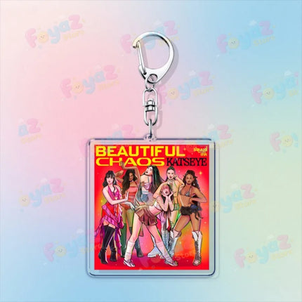 Cool K-pop Katseye Keychain Accessories Bag Charms Cute MANON ‌SOPHIA Womens ‌DANIELA Gamer Keyrings Jewelry Fans Freinds Gift