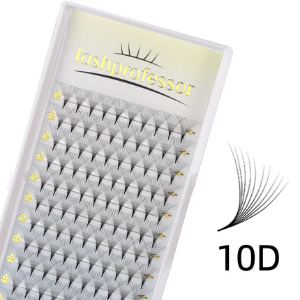 Lashprofessor 8-15mm Premade Volume Fans 3D/6D/8D/14D Sharp Narrow Base Lash Promade Russian Pointy Stem Eyelash Extension Cilia