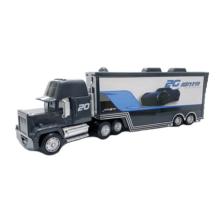 Pixar Cars Truck Storm Jackson Model Car 1/55 Die Casting Container Trucks Racing Toys Children's Birthday Gifts Collectibles