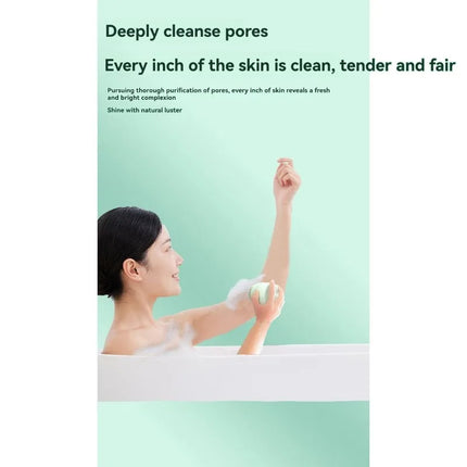 【BEST WISHES】Waterproof Electric Body For Cleansing Brush Rechargeable With 3 Brush Heads, For Skin For Cleansing And Massaging