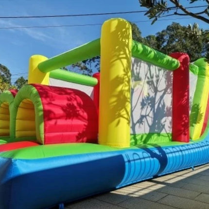 6.5*3*2.5m Giant Inflatable Jumping Castle Big Bounce House With Large Slide Trampoline Inflatable Bouncer Obstacle Slides