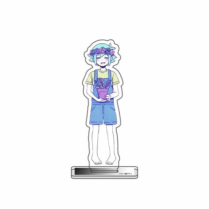 Game Omori 10cm Acrylic Figure SUNNY HERO KEL BASIL Standing Model Desktop Decoration Fan Collection Gift Keychain