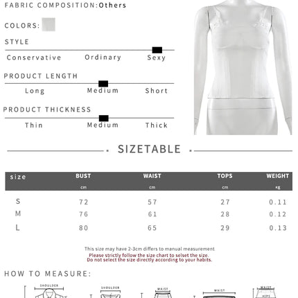 Nibber Summer Lace Patchwork Camisole Women Trend Low-Neck Sleeveless Simple Fashion Classic Sexy Midnight Street Party Vest