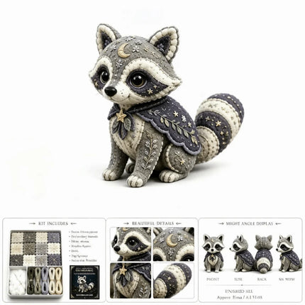 Floral Fabrics Animal Patchwork Set Creative Design Hanging Kit Handmade Decor Kit Material Pack Home Decoration