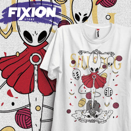 New Game Hollow Knight Silksing Print T-shirt Women Men Street Y2k Gamers Tee Loose Oversized Cotton High Quality Short Sleeves