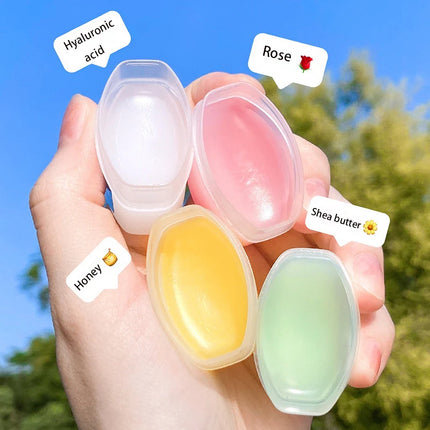 4/6PCS Lip Balm Lip Oil Set Hydrating Moisturizing Lip Mask Kit Winter Lip Care Oil Lipstick Base
