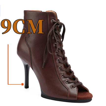 Women Black High Heels Trend  Stilettos Jazz Dance Woman Shoes Latin Dancing Street Sexy Stilettos Booties Plus Size
