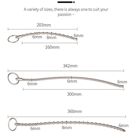 Runyu Stainless Steel Urethra Pull Beads Horse Eye Stick Massager SM Urethral Catheter Metal Penis Plug Male Adult Stimulator