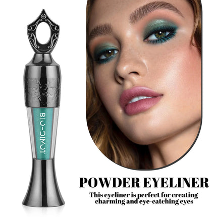 BIO-DIMOT Long-Lasting Smudge-Proof Powder Eyeliner - Water-Resistant, Multi-Use for Natural & Bold Eye Looks, Perfect Gift for