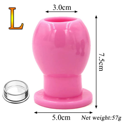 Hollow Butt Plug SM Enema Speculum Anal Trainer Anus Expander Anal Dilator Anus Cleaning BDSM Toys Buttplug Sex Toys For Women