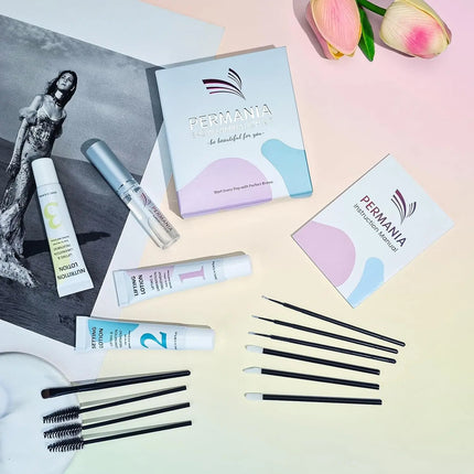 PERMANIA 10-12 Minutes Sachet Lifting Brow Lamination Kit Calia Perm And Fixation Individual Package Eyebrow Lifting Tools