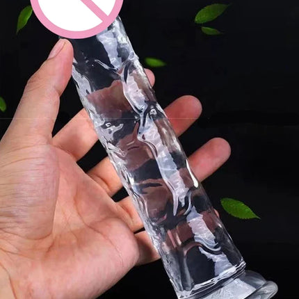 Realistic Dildo Jelly Penis Suction Cup Dildo 7 Size Female Masturbator Clitoral Stimulator Big Dick Lesbian Sex Toys For Women