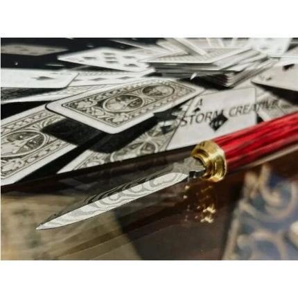 Perfect Stab Gimmick By Hank Close Up Magic Tricks Illusions Magician Props Small Stage Shows Bar and Restaurant Gigs Magic Fun