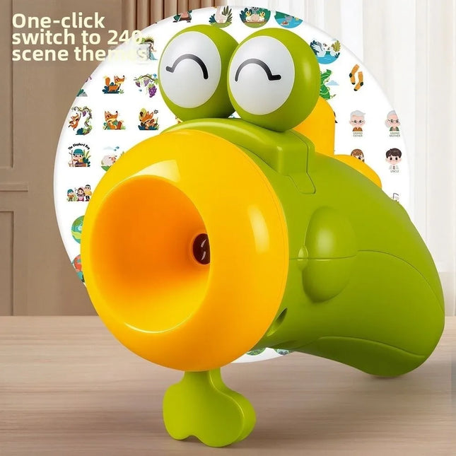 Story Machine Projection Story Toy Baby Sleep Aid Portable Projection Storyteller Early Education Flashligh toy