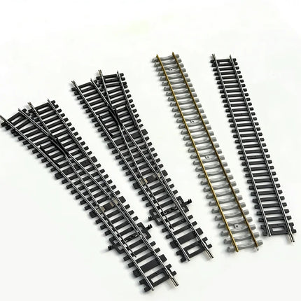 1/87 Ho Scale Train Track Model Railway Track Can Be Powered Nickel Silver Narrow Gauge Curved Track Turnout Track Model