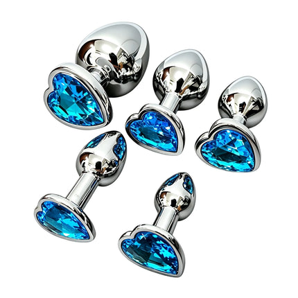 Adult metal anal plugs, suitable for men and women, wear anal plugs when going out, sex products anal expansion props.