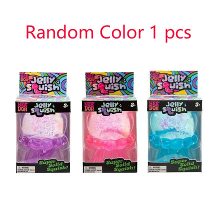 Schylling Needoh Fuzz Ball Jellyfish Squishy Blind Box Soft Stress Relief Squishies Toy Cute Relaxing Squeeze Sensory Toy ******
