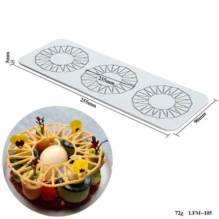 23 styles leaf flower round Designs Silicone Cake Lace Mold Cake Decorating Tool Border Decoration Lace Mold kitchen Baking Tool
