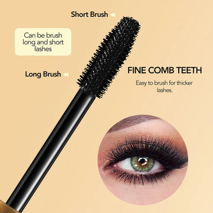 Rebellious Girl 24Hour Mascara 10ml, Long-Lasting Wear, Smudge-Proof, Volumizing Lash, Waterproof, Eye Makeup Essential
