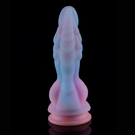 New Luminous Dildos Colorful Glowing Huge Dragon Monster Penis Anal Butt Plug Adult Toys Soft Dildo with Suction Cup Women