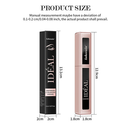 Super Waterproof Mascara 4D Mascara Thick Long Smudge-proof Plump Encrypted Long-lasting Curling Large Eye Makeup Makeup