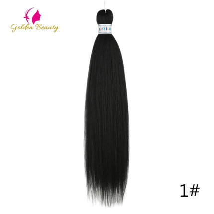 26"Corlorful Selling Jumbo Easy Braiding Hair Ombre Rainbow Braiding Cosplay Hair Synthetic Pre Stretched Hair Braids wigs