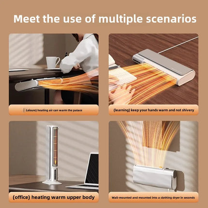Under The Table Wall Hanging Air Heater, Study Hand Warmer Electric Heater Bathroom Solar Heater Portable Heaters Heat Powered