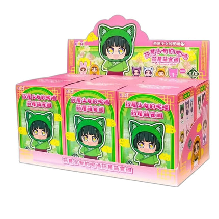 In Stock Genuine EAKI The Apothecary Diaries Cute Pet Pavilion Series Blind Box Anime Figure Mao Mao Kawaii Cute Doll Toys Gift