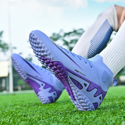 Original Men Football Field Boots Professional Society Indoor Boys Soccer Shoes Match Training Resistant Kids Football Shoes