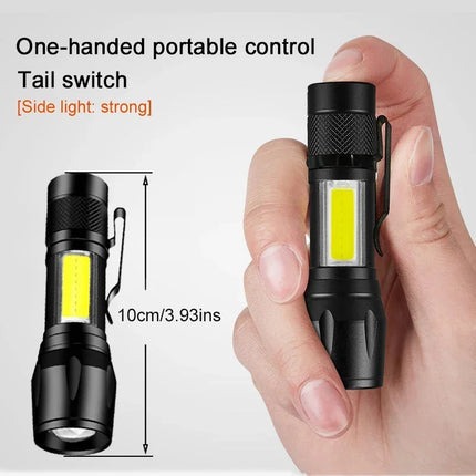 Portable USB Rechargeable Mini UV Flashlight Zoomable Ultraviolet Torch 365nm Pet Detector Violet Waterproof Outdoor Flashlights