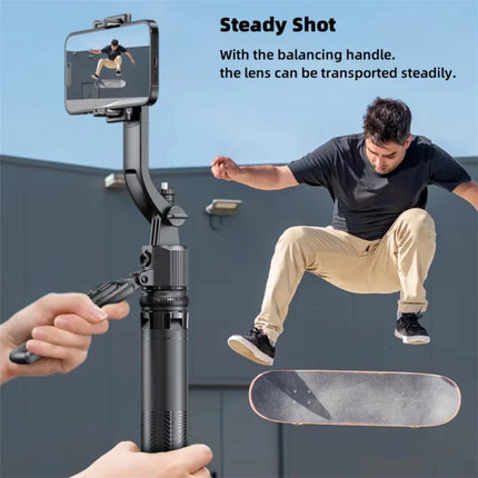 FANGTUOSI 360 Rotation Gimbal Stabilizer ,Selfie Stick Tripod for Smartphone Camera With Bluetooth shutter Stabilizer for Live