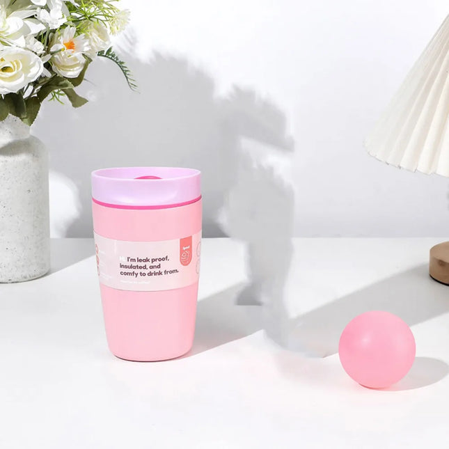 Drinkware Stainless Steel Thermos Bottle Portable Leak-Proof Vacuum Insulated Cup Reusable Fashion Coffee Mug Student